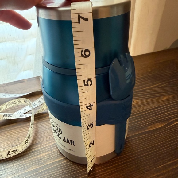 Stanley The Adventure To-Go Food Jar 24oz Stainless Steel NEW Teal Blue - Picture 7 of 9